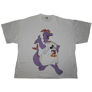Vintage 90s Figment Dragon Disney Designs T-Shirt Cartoon Promo 4XL